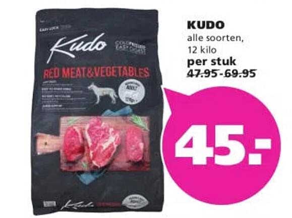 KUDO alle soorten, 12 kilo per stuk