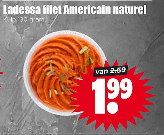 Ladessa filet Americain naturel Kuip 130 gram