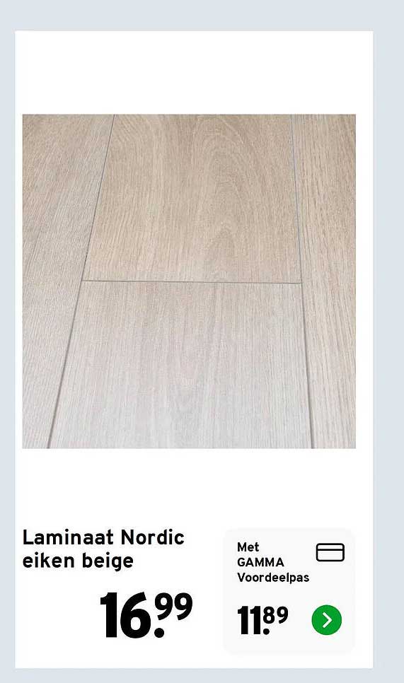 Laminaat Nordic eiken beige
