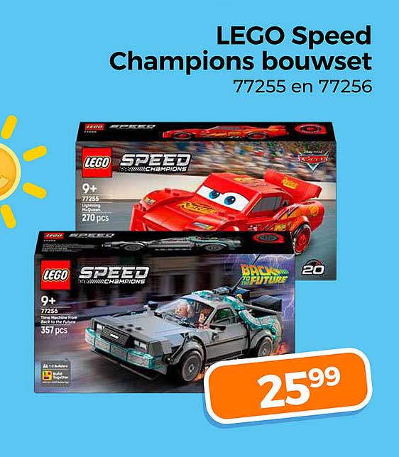 LEGO Speed Champions bouwset 77255 en 77256