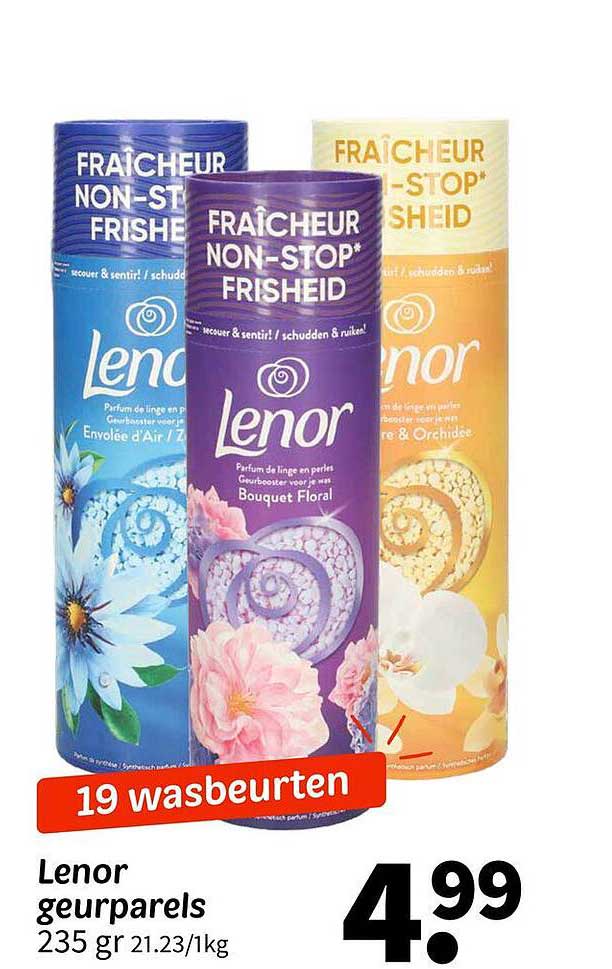 Lenor geurparels