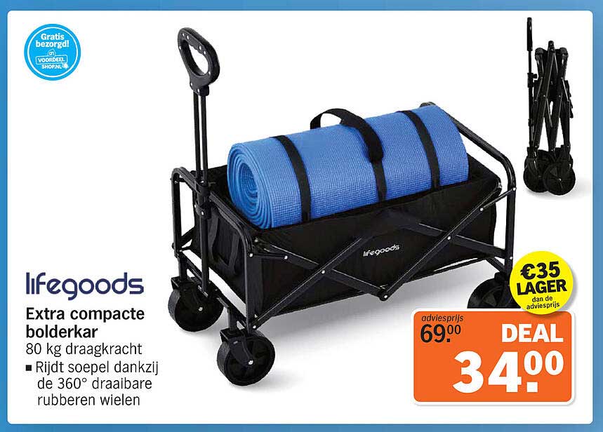 lifegoods Extra compacte bolderkar