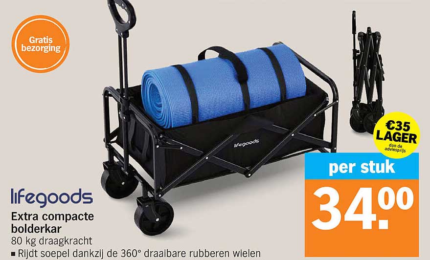 lifegoods Extra compacte bolderkar