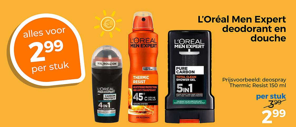 L'Oréal Men Expert deodorant en douche