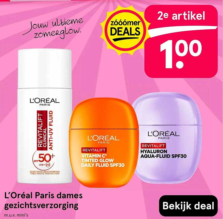 L’Oréal Paris dames gezichtsverzorging 2e artikel 1.00
