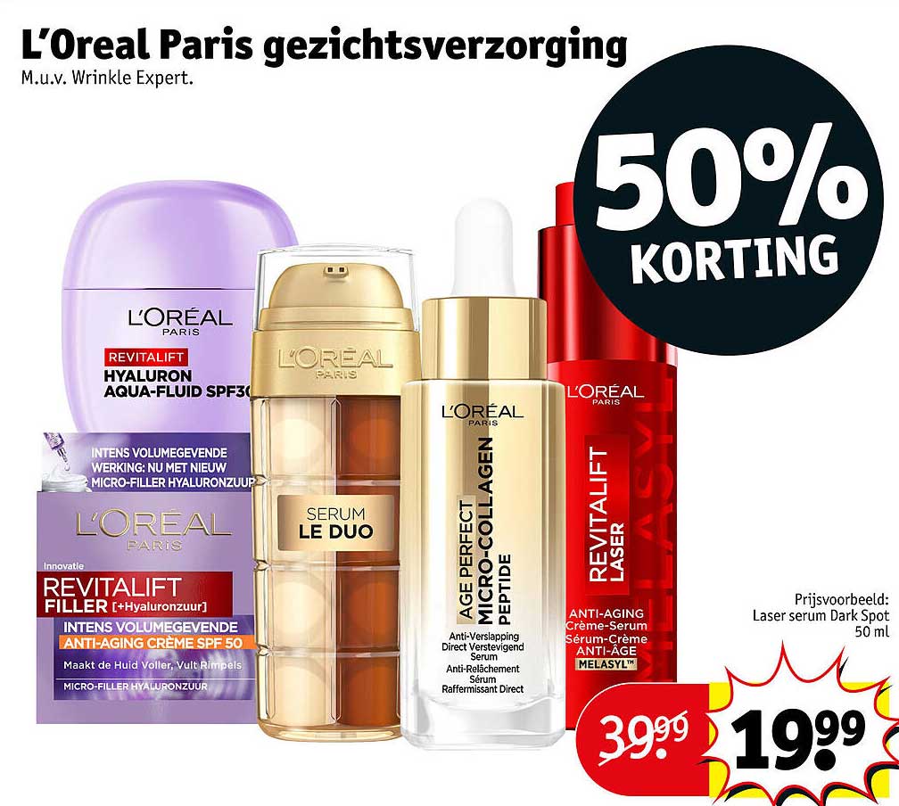 L'Oréal Paris gezichtsverzorging