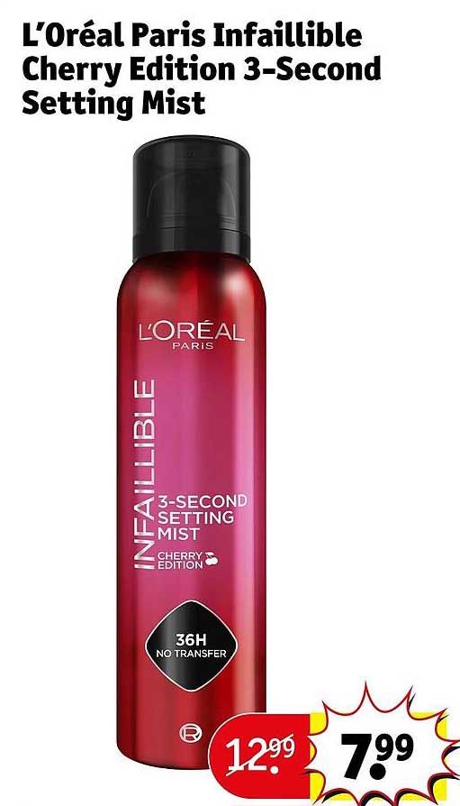 L'Oréal Paris Infallible Cherry Edition 3-Second Setting Mist