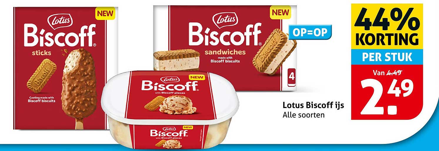 Lotus Biscoff ijs Alle soorten