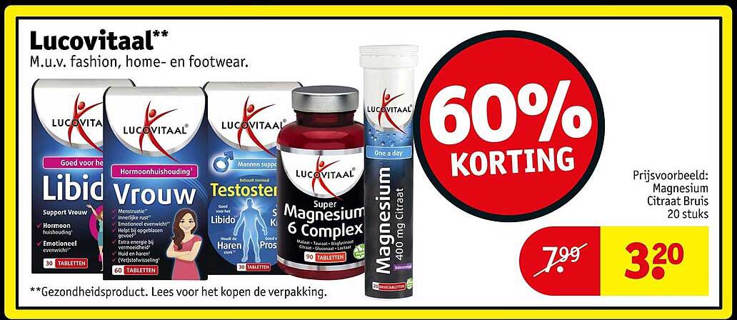 Lucovitaal** 60% KORTING