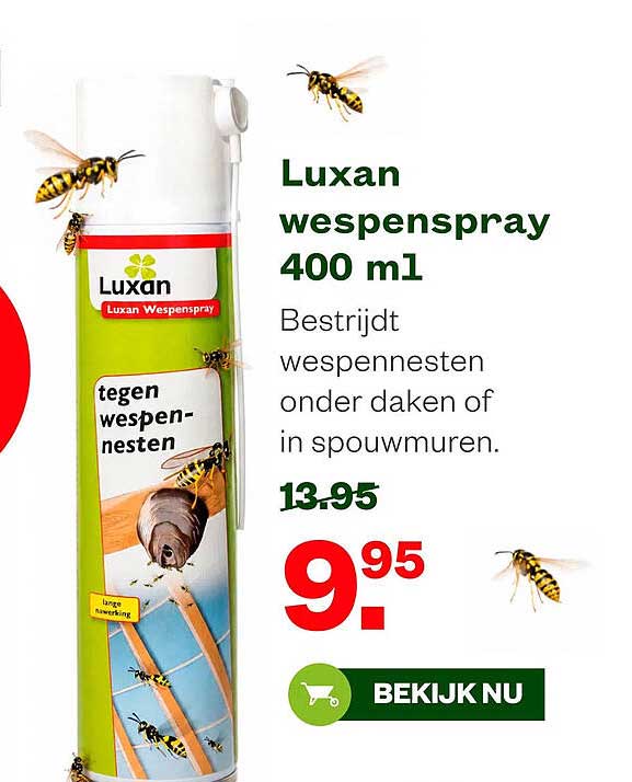 Luxan wespenspray 400 ml