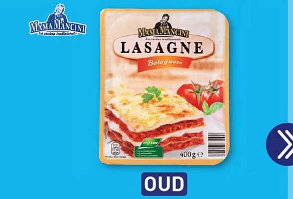 Mama Mancini Lasagne Bolognese OUD