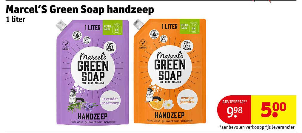 Marcel's Green Soap handzeep 1 liter