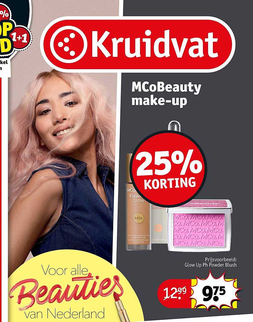MCoBeauty make-up 25% korting
