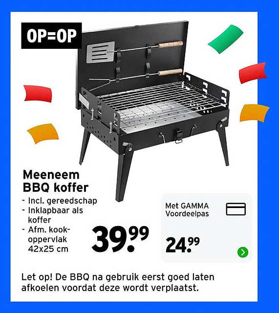 Meeneem BBQ koffer