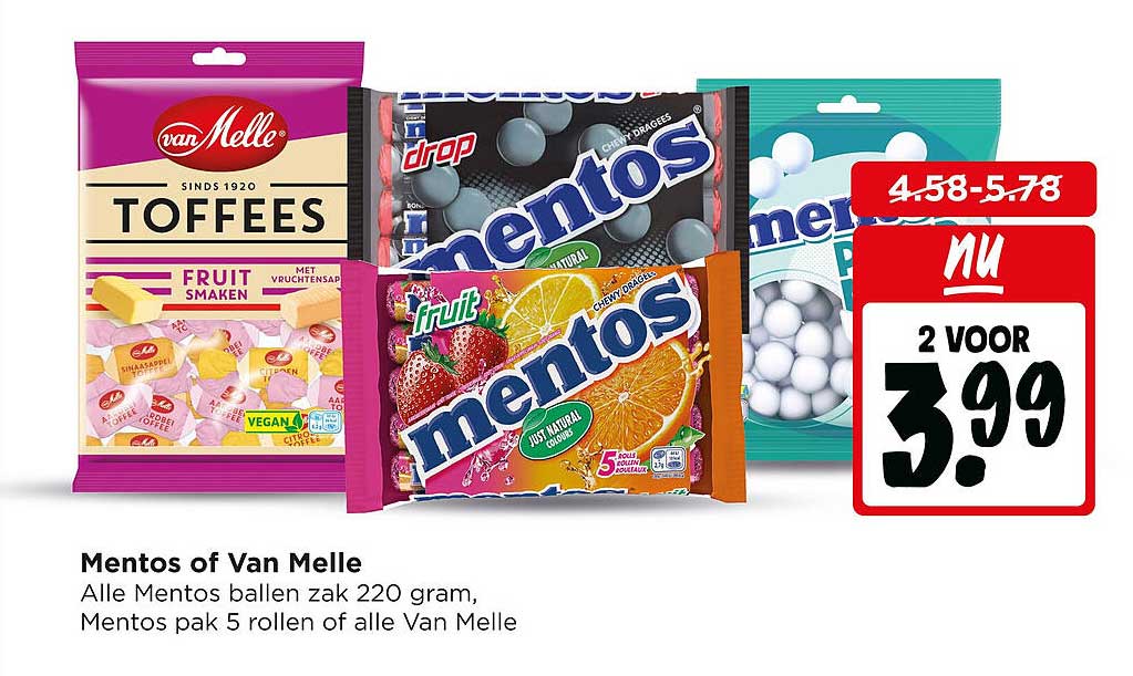 Mentos of Van Melle
