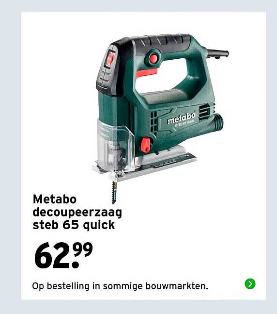 Metabo decoupeerzaag steb 65 quick