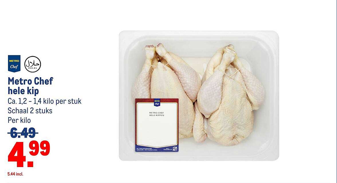 Metro Chef hele kip