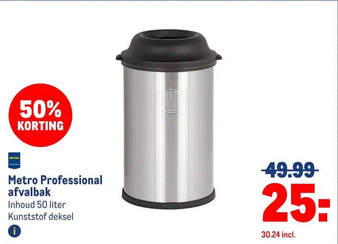 Metro Professional afvalbak
