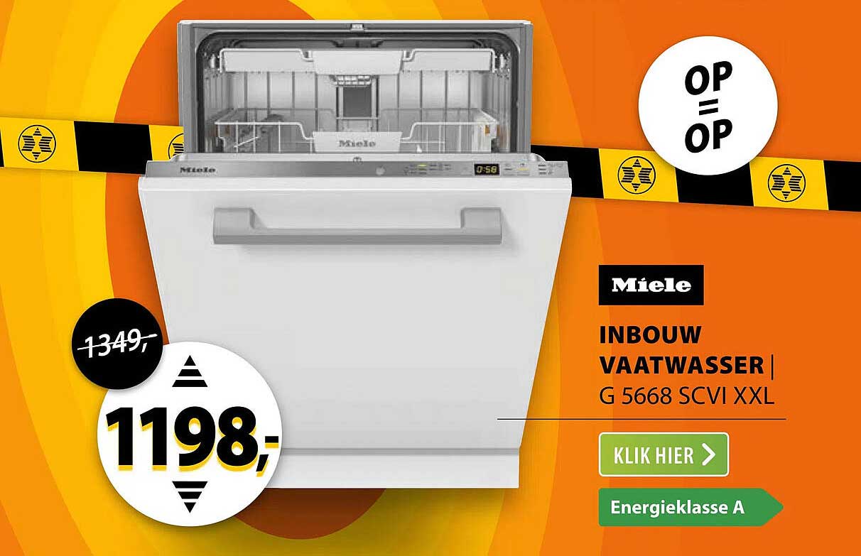 Miele inbouw vaatwasser G 5668 SCVi XXL
