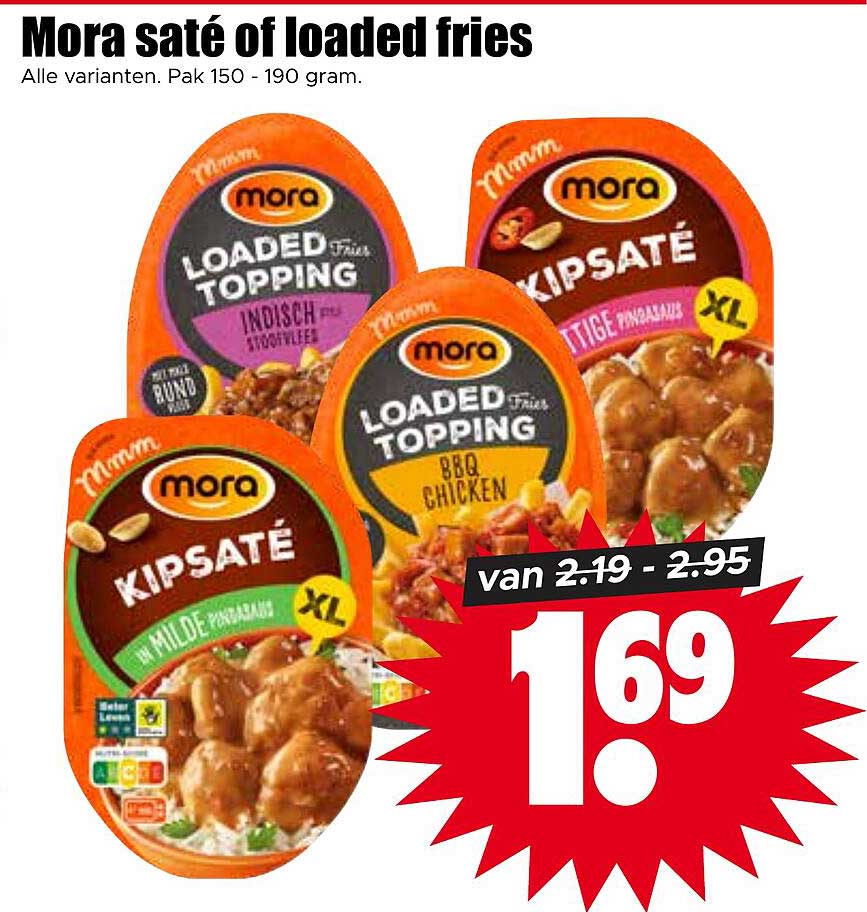 Mora saté óf loaded fries