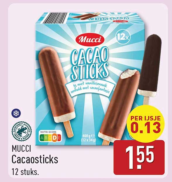 Mucci Cacaosticks 12 stuks