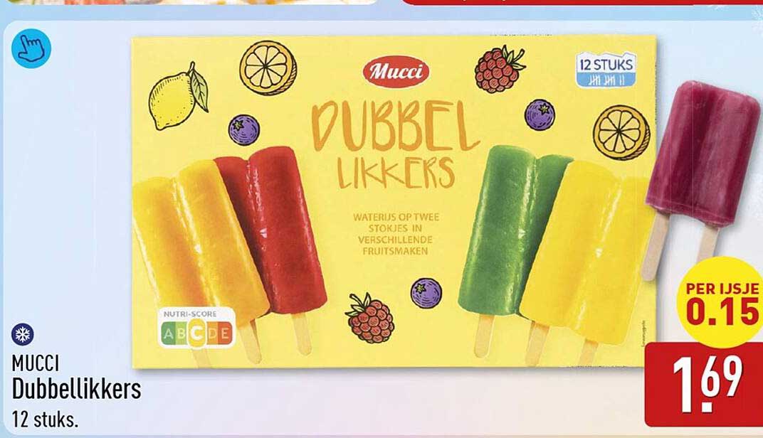 MUCCI Dubbellikkers 12 stuks