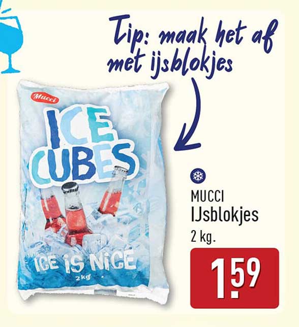MUCCI IJsblokjes 2 kg.