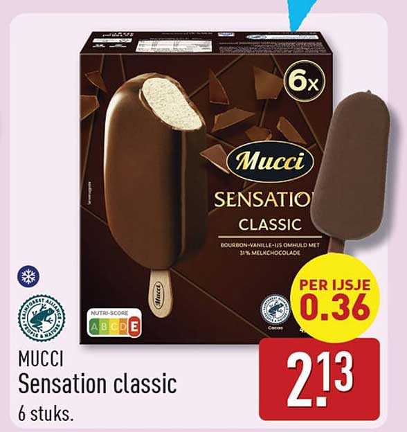 MUCCI Sensation classic 6 stuks.