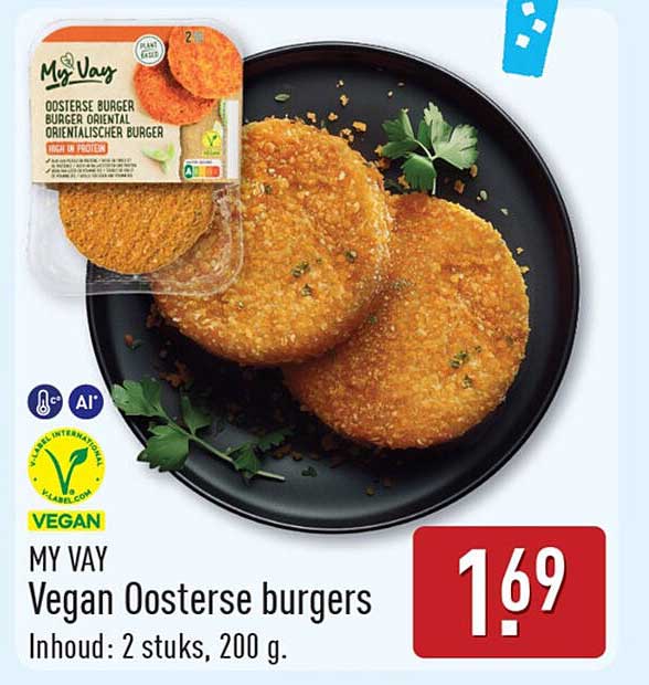 MY WAY Vegan Oosterse burgers