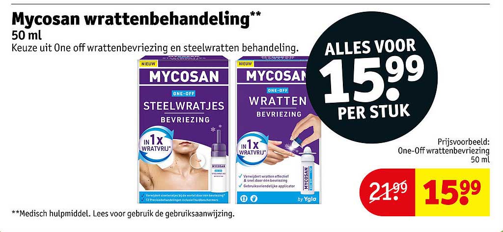 Mycosan wrattenbehandeling**