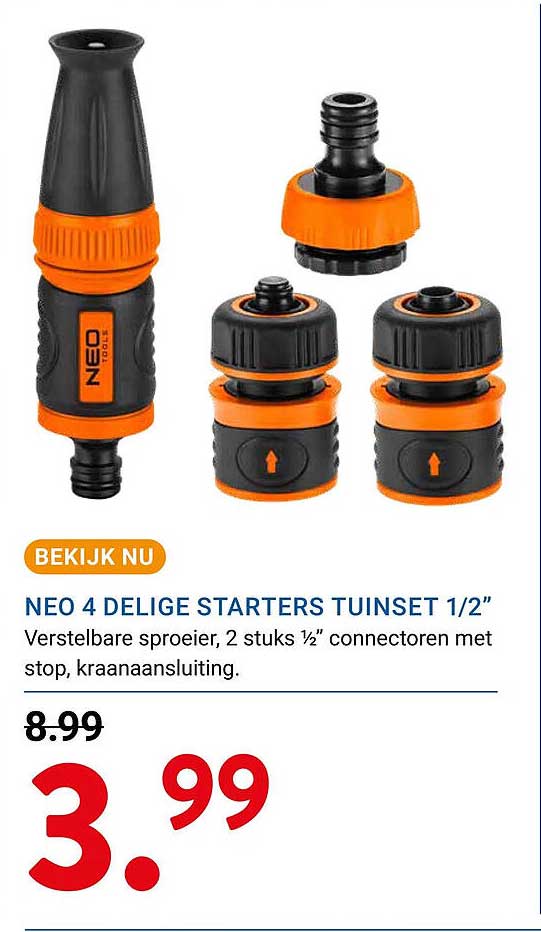 NEO 4 DELIGE STARTERS TUINSET 1/2”