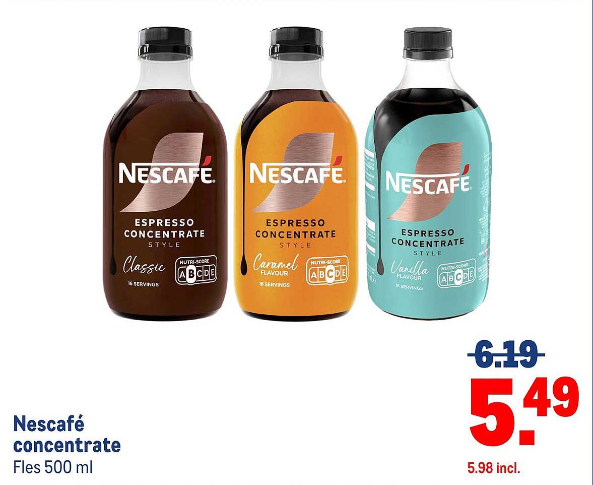 Nescafé concentrate Fles 500 ml