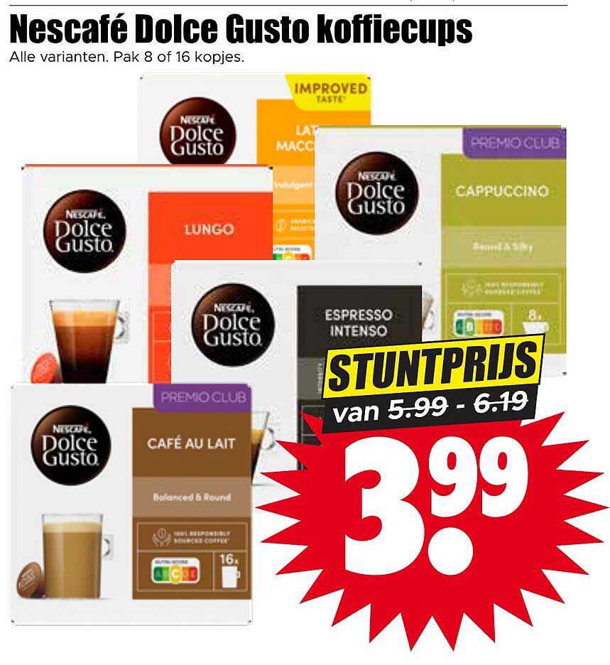 Nescafé Dolce Gusto koffiecups