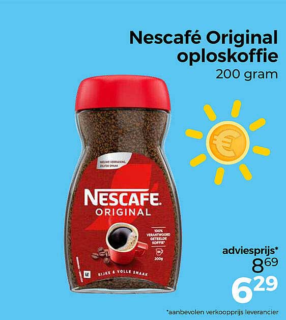 Nescafé Original oploskoffie 200 gram