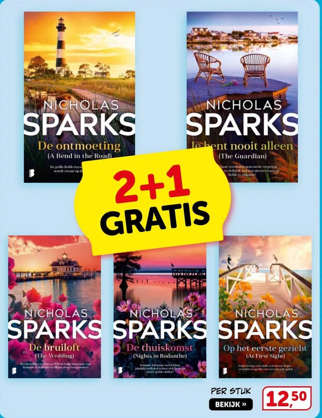 NICHOLAS SPARKS 2+1 GRATIS