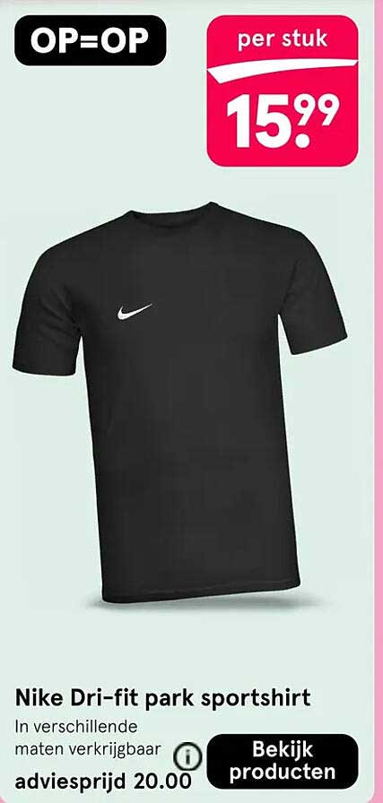 Nike Dri-fit park sportshirt