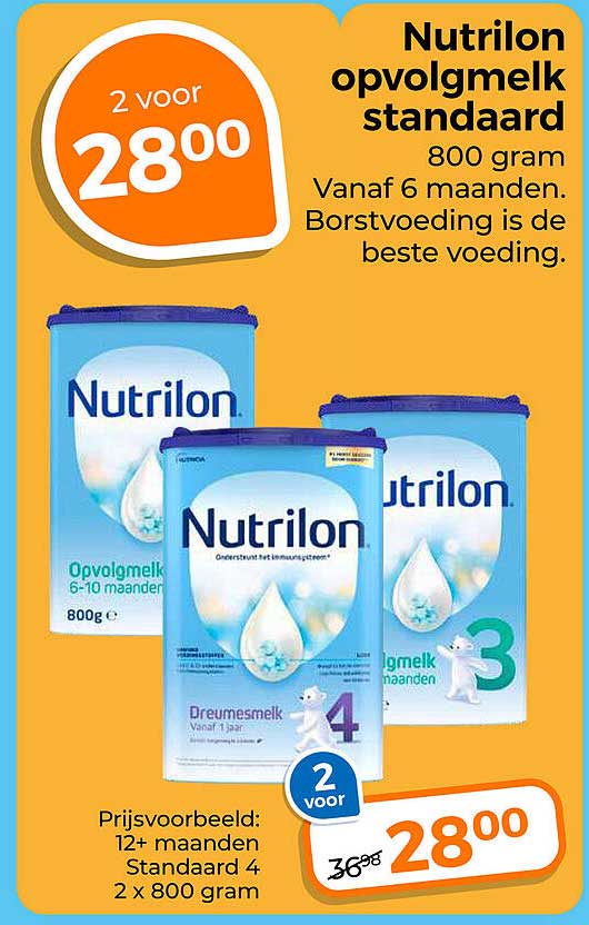 Nutrilon opvolgmelk standaard 800 gram