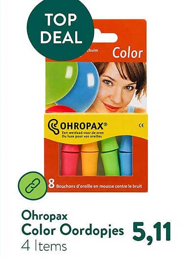 Ohropax Color Oordopjes
