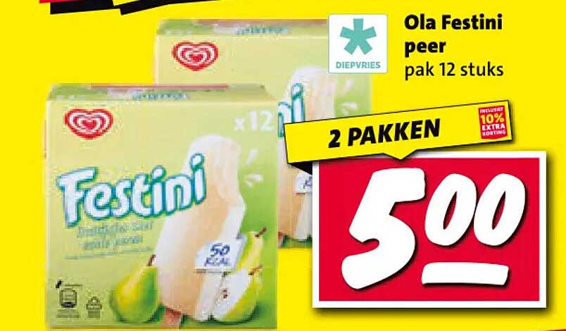 Ola Festini peer pak 12 stuks 2 pakken