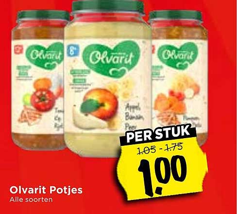 Olvarit Potjes Alle soorten