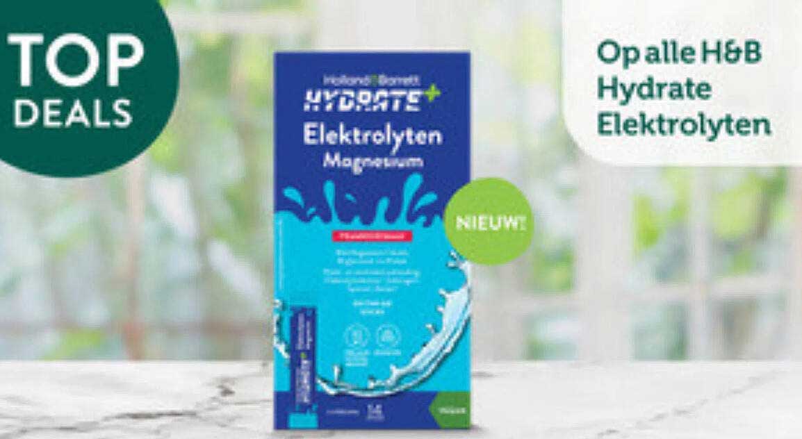 Op alle H&B Hydrate Elektrolyten