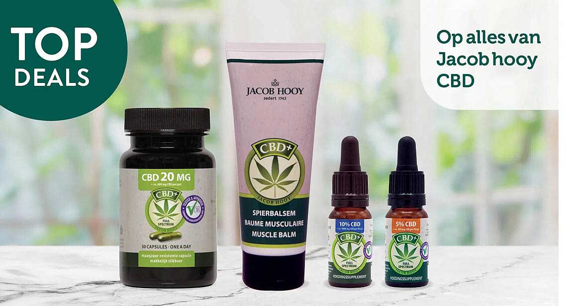 Op alles van Jacob hooy CBD