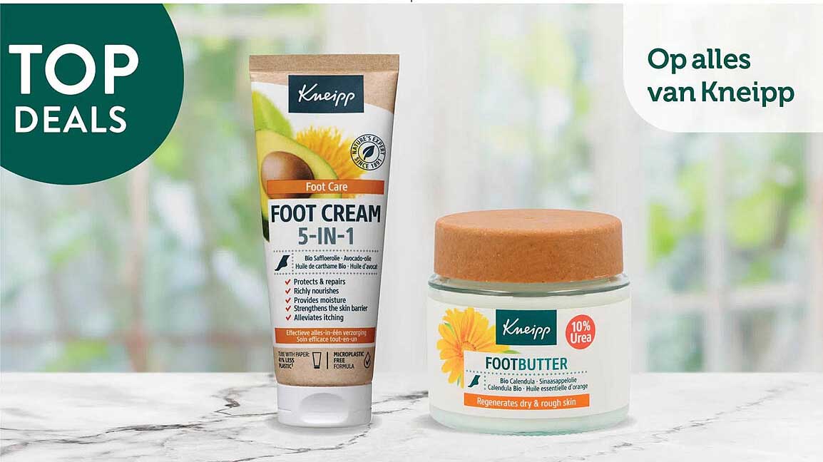 Op alles van Kneipp