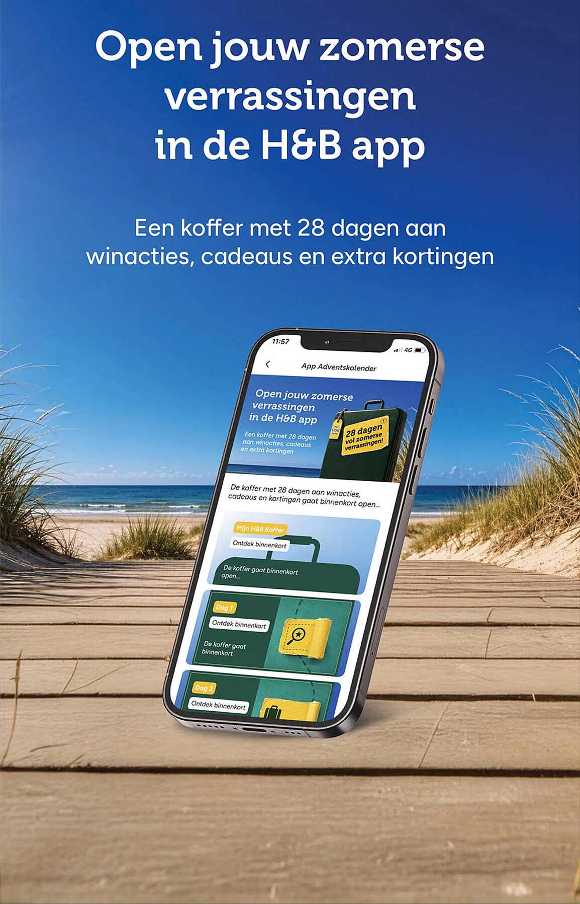 Open jouw zomerse verrassingen in de H&B app