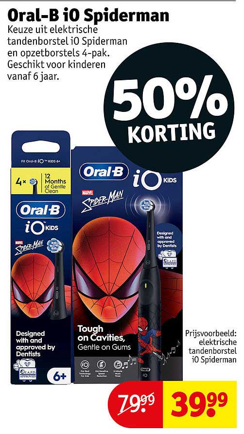 Oral-B iO Spiderman 50% KORTING