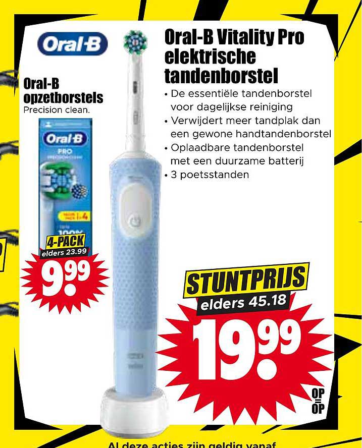 Oral-B Vitality Pro elektrische tandenborstel