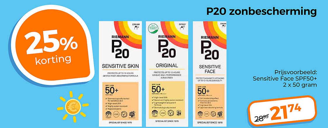 P20 zonbescherming
