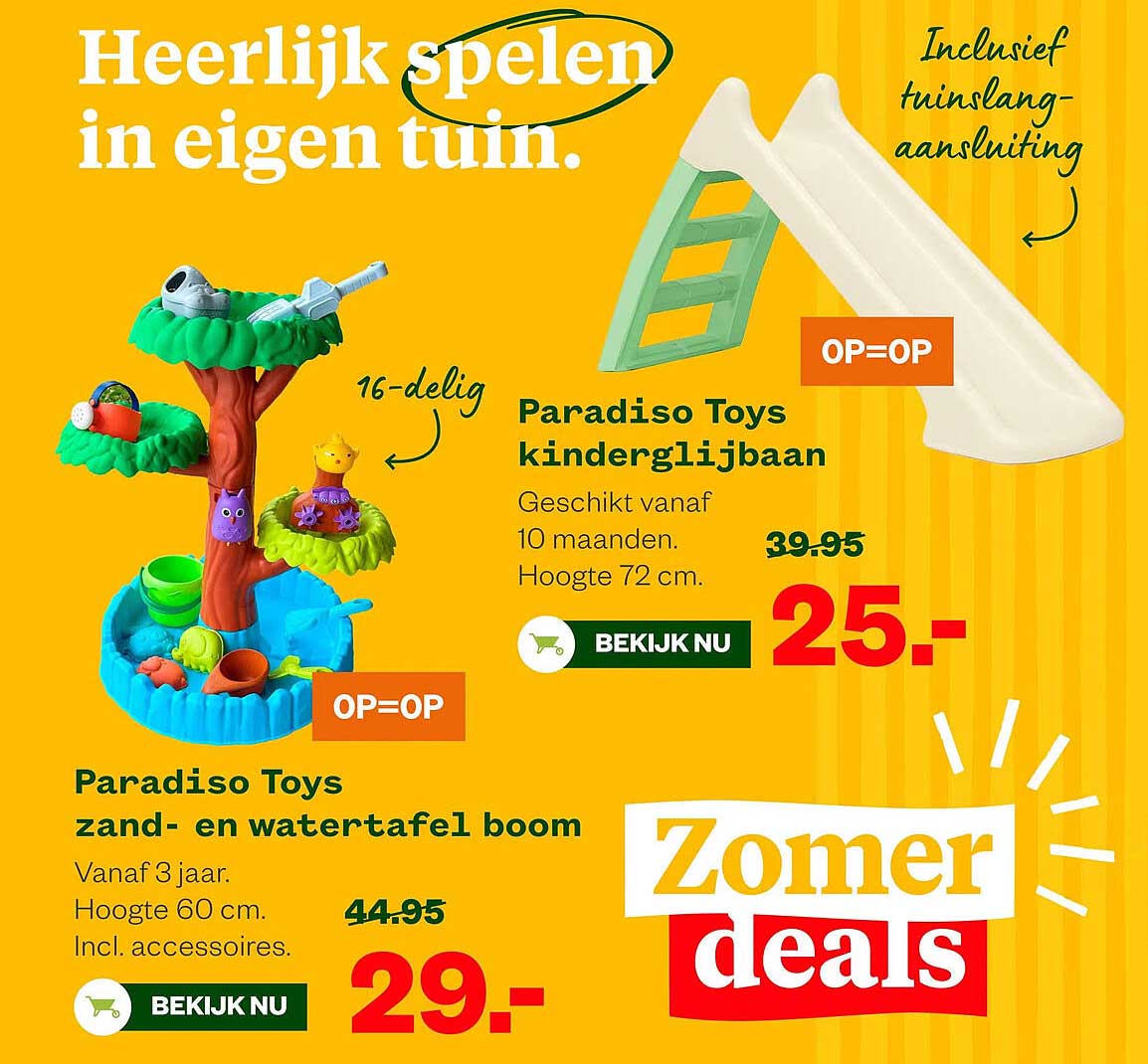 Paradiso Toys kinderglijbaan