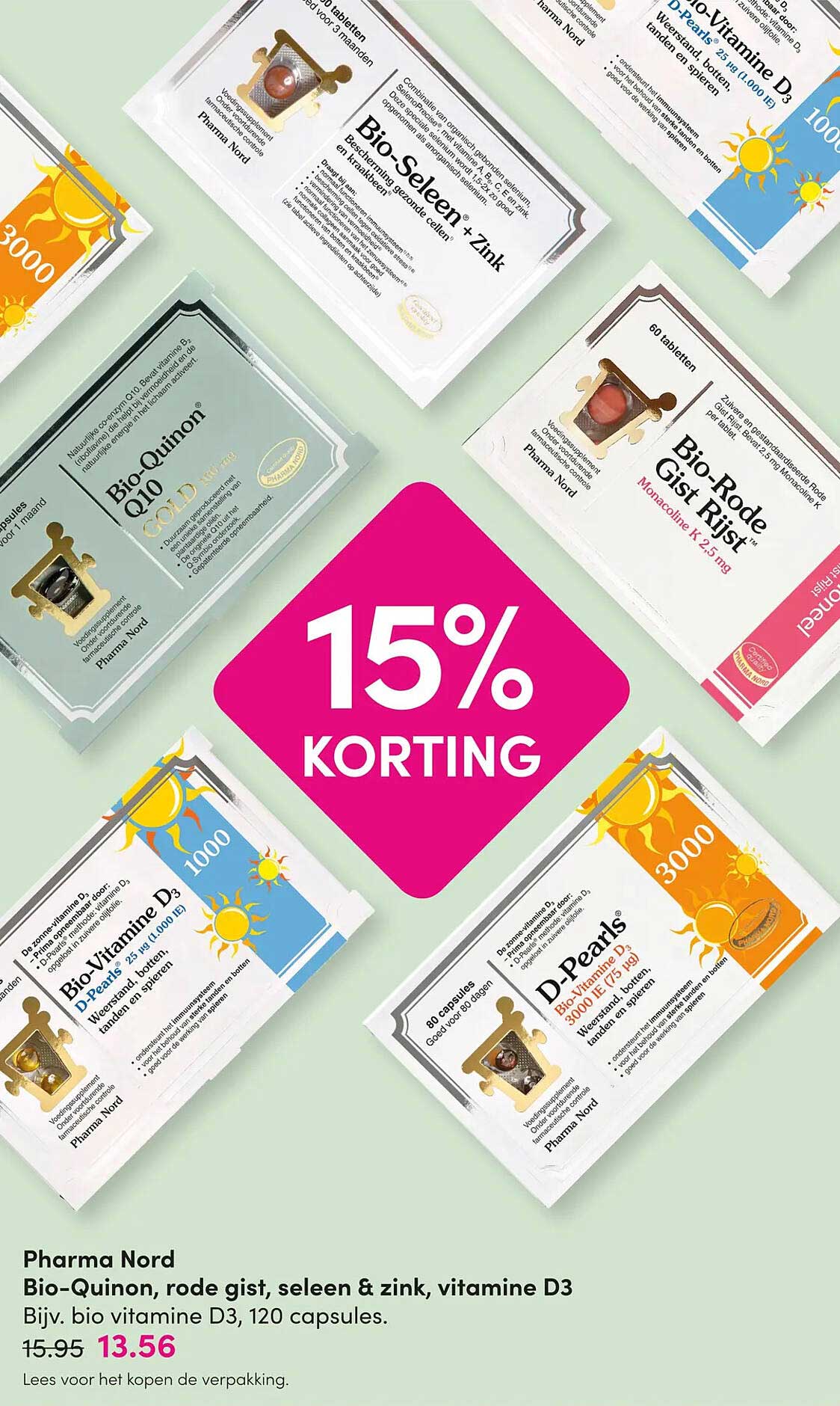 Pharma Nord Bio-Quinon, rode gist, seleen & zink, vitamine D3
