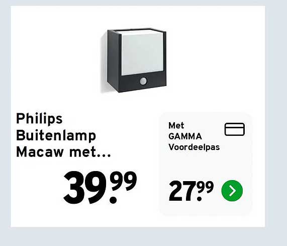 Philips Buitenlamp Macaw met...